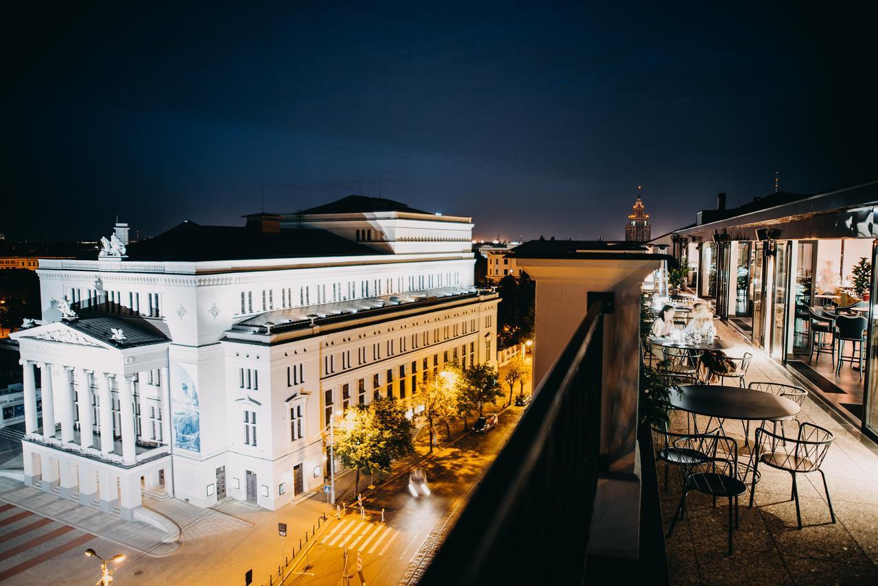 Grand Hotel Kempinski Riga Bagian luar foto The National Theatre